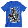 AMERICAN SOLDIER ILLUSTRATION - Veterans Themed T-Shirt