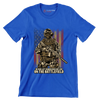 No man left behind does not end on the battlefield - Veterans Themed T-Shirt