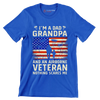 I am A Dad Grandpa And An Airborne Veteran Nothing Scares Me - Veterans Themed T-Shirt