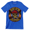 The best defense against evil men are good men skilled at violence 99% skill 1% lucky - Veterans Themed T-Shirt