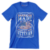 AMERICAN MADE IN THE USA SERVED WITH HONOR VETERAN copy - Veterans Themed T-Shirt