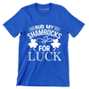 Rub my shamrocks for luck - St. Patrick's Day T-Shirt-Blue-S-Custom One Express