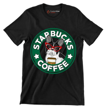 STARBUCKS COFFEE - Coffee Themed T-Shirt-Black-S-Custom One Express