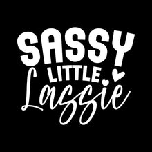 Sassy Little Lassie - St. Patrick's Day T-Shirt-Black-S-Custom One Express