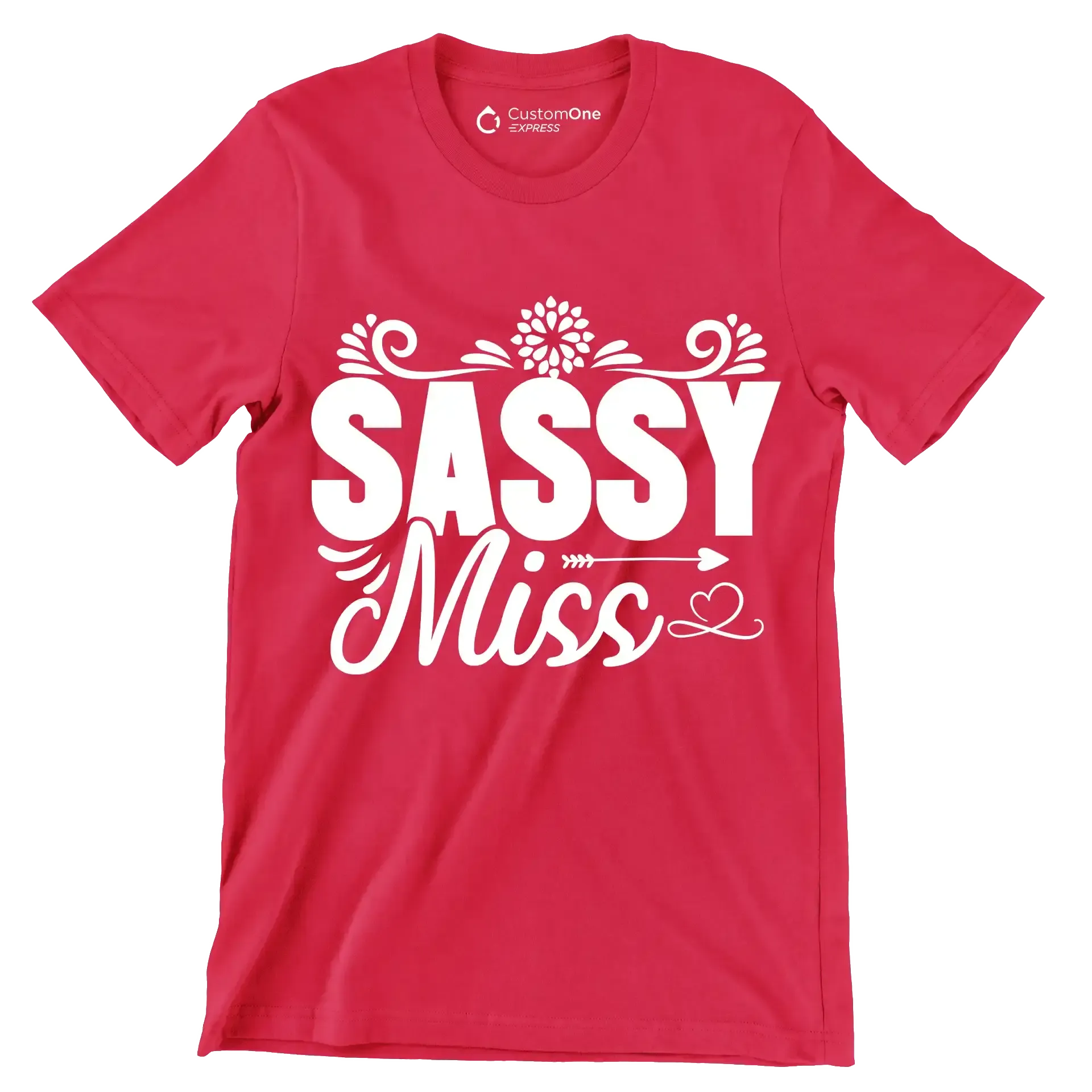 Sassy miss - Sarcasm Themed T-Shirt-Red-S-Custom One Express
