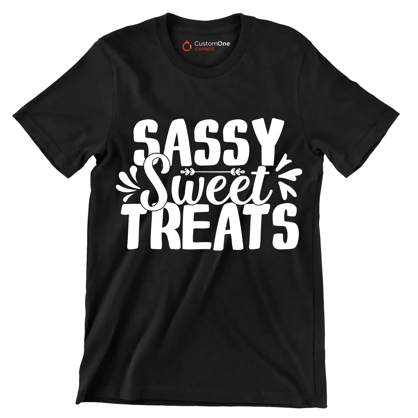 Sassy sweet treats - Sarcasm Themed T-Shirt-Black-S-Custom One Express