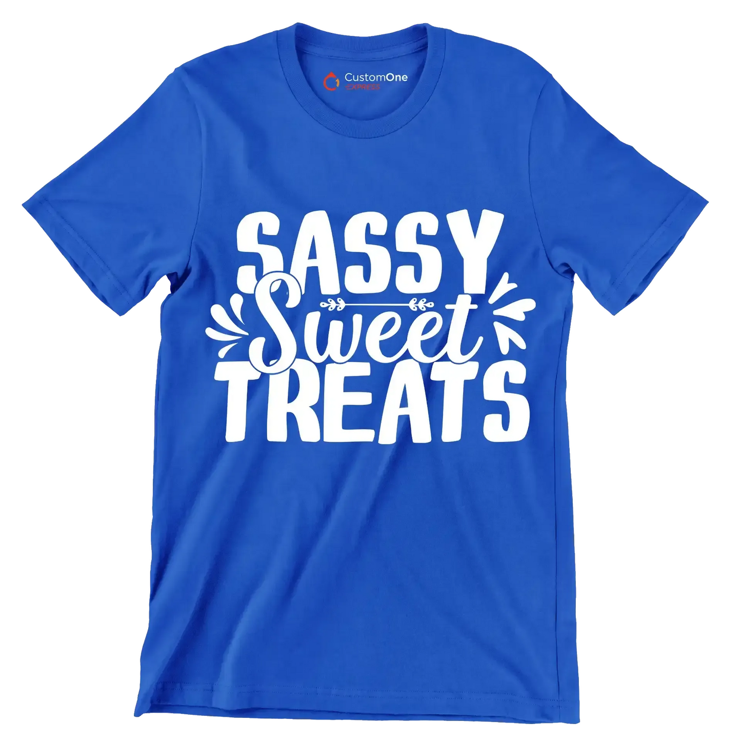 Sassy sweet treats - Sarcasm Themed T-Shirt-Blue-S-Custom One Express