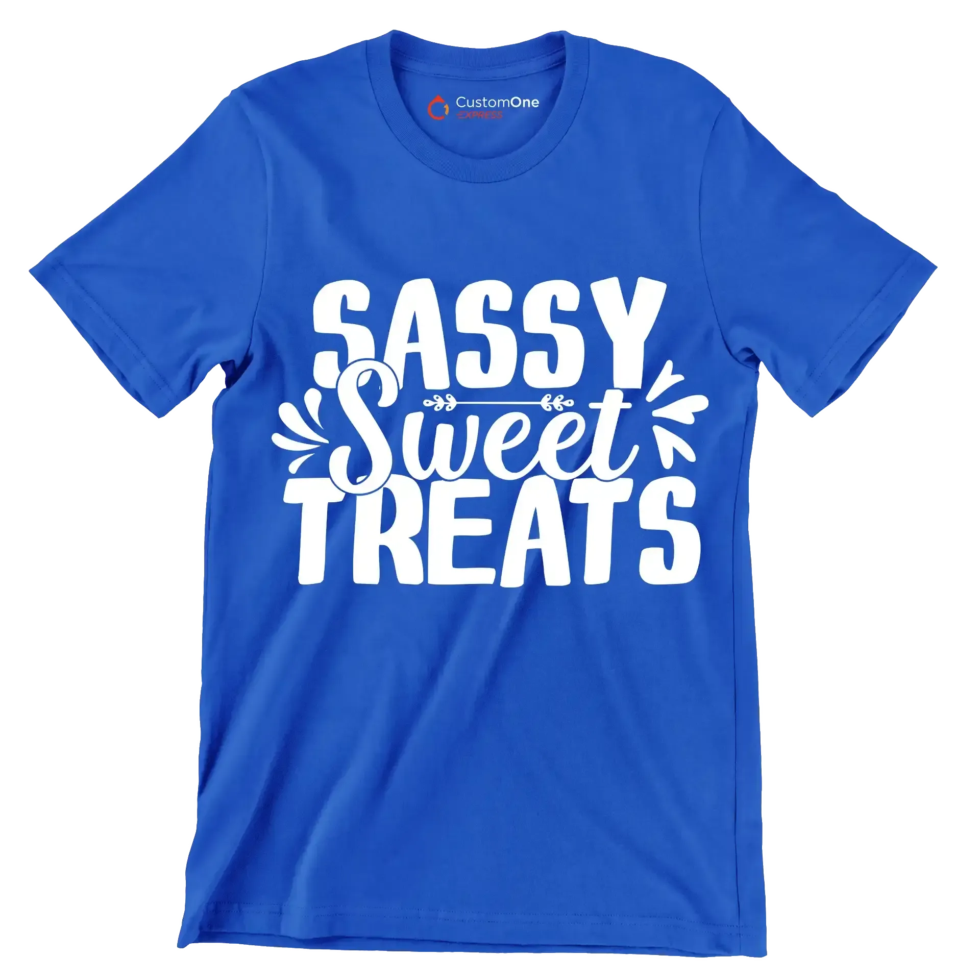 Sassy sweet treats - Sarcasm Themed T-Shirt-Blue-S-Custom One Express