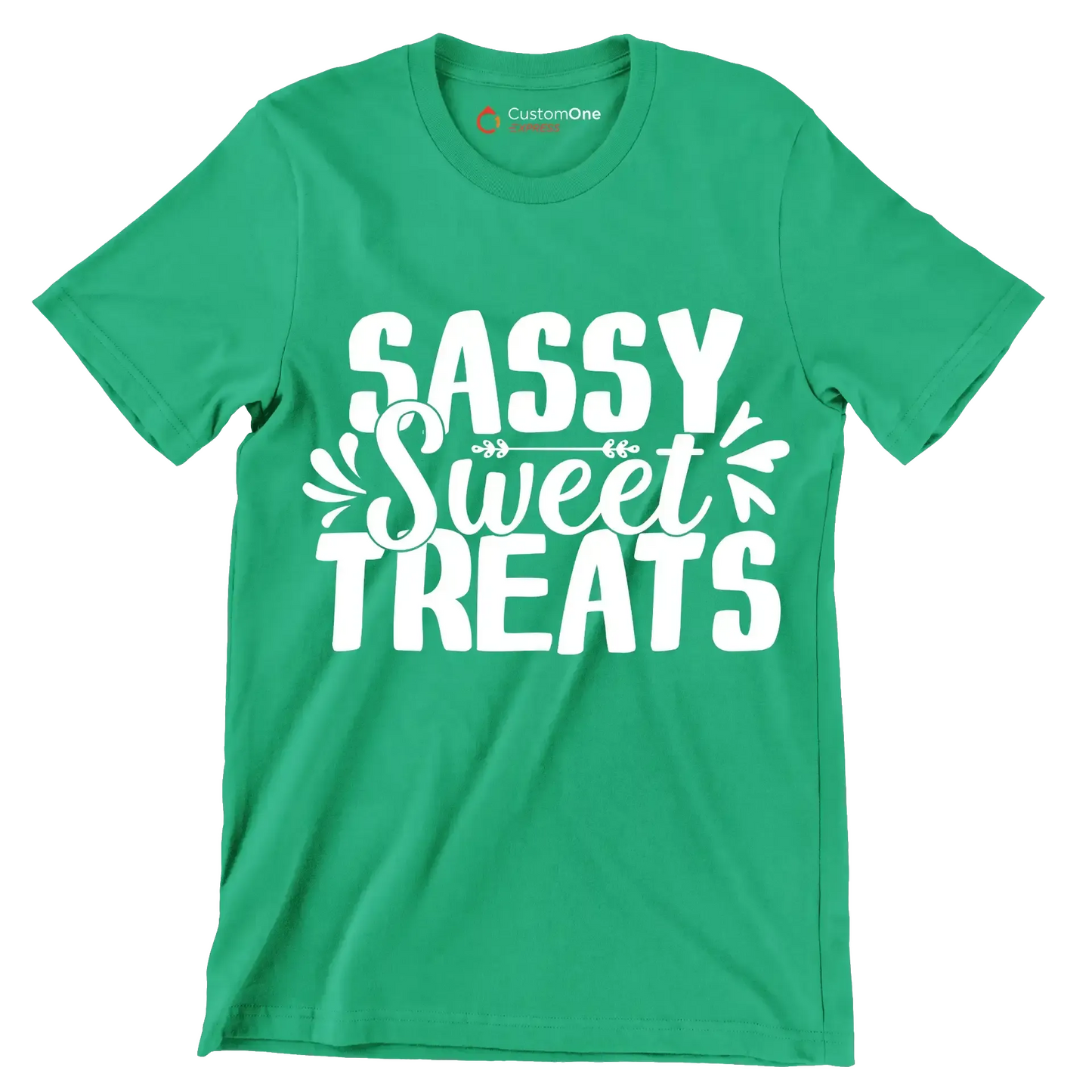 Sassy sweet treats - Sarcasm Themed T-Shirt-Green-S-Custom One Express