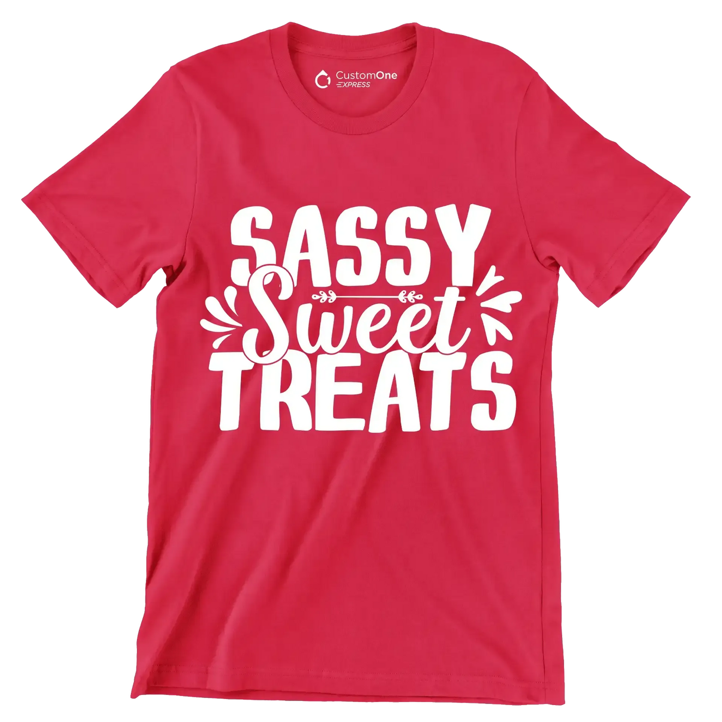 Sassy sweet treats - Sarcasm Themed T-Shirt-Red-S-Custom One Express