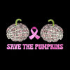 Save The Pimpkins - Breast Cancer Awareness T-Shirt-Black-S-Custom One Express