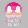 Save the BOO BEES - Breast Cancer Awareness T-Shirt-Black-S-Custom One Express