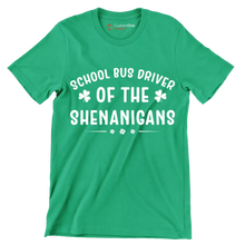 School Bus Driver Of The Shenanigans - St. Patrick's Day T-Shirt-Green-S-Custom One Express