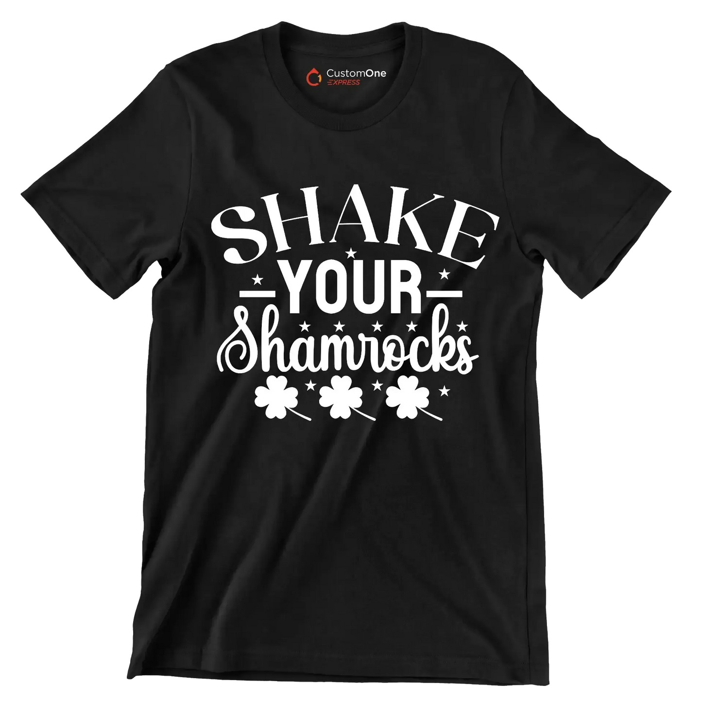 Shake Your Shamrocks - St. Patrick's Day T-Shirt-Black-S-Custom One Express
