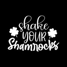 Shake Your Shamrocks - St. Patrick's Day T-Shirt-Black-S-Custom One Express
