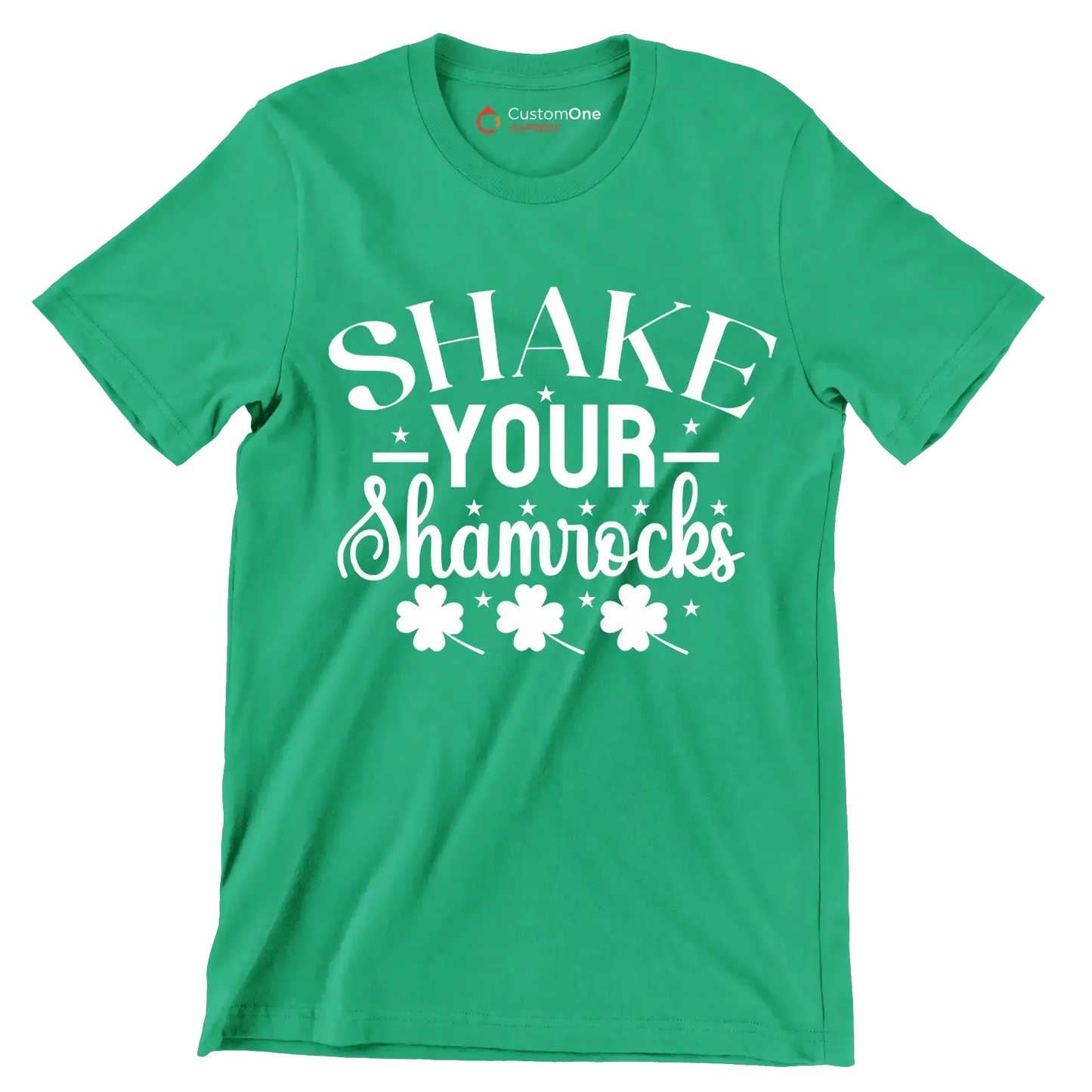 Shake Your Shamrocks - St. Patrick's Day T-Shirt-Green-S-Custom One Express