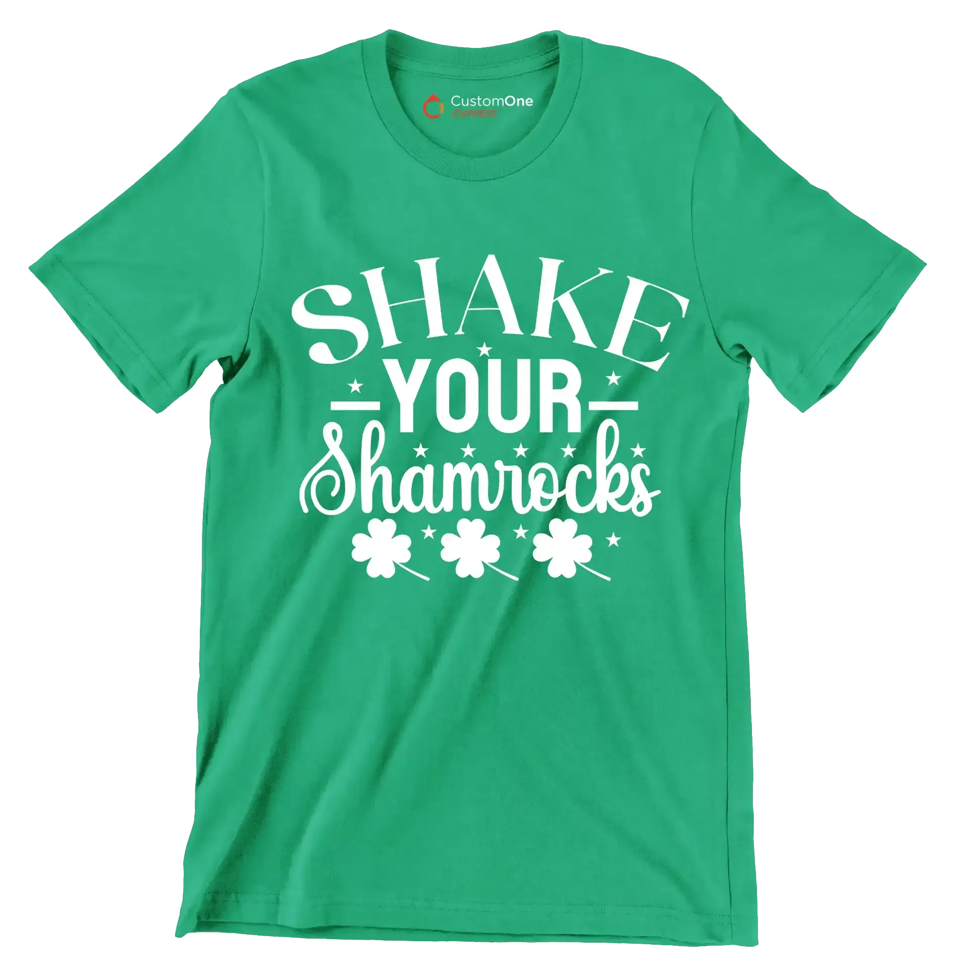 Shake Your Shamrocks - St. Patrick's Day T-Shirt-Green-S-Custom One Express