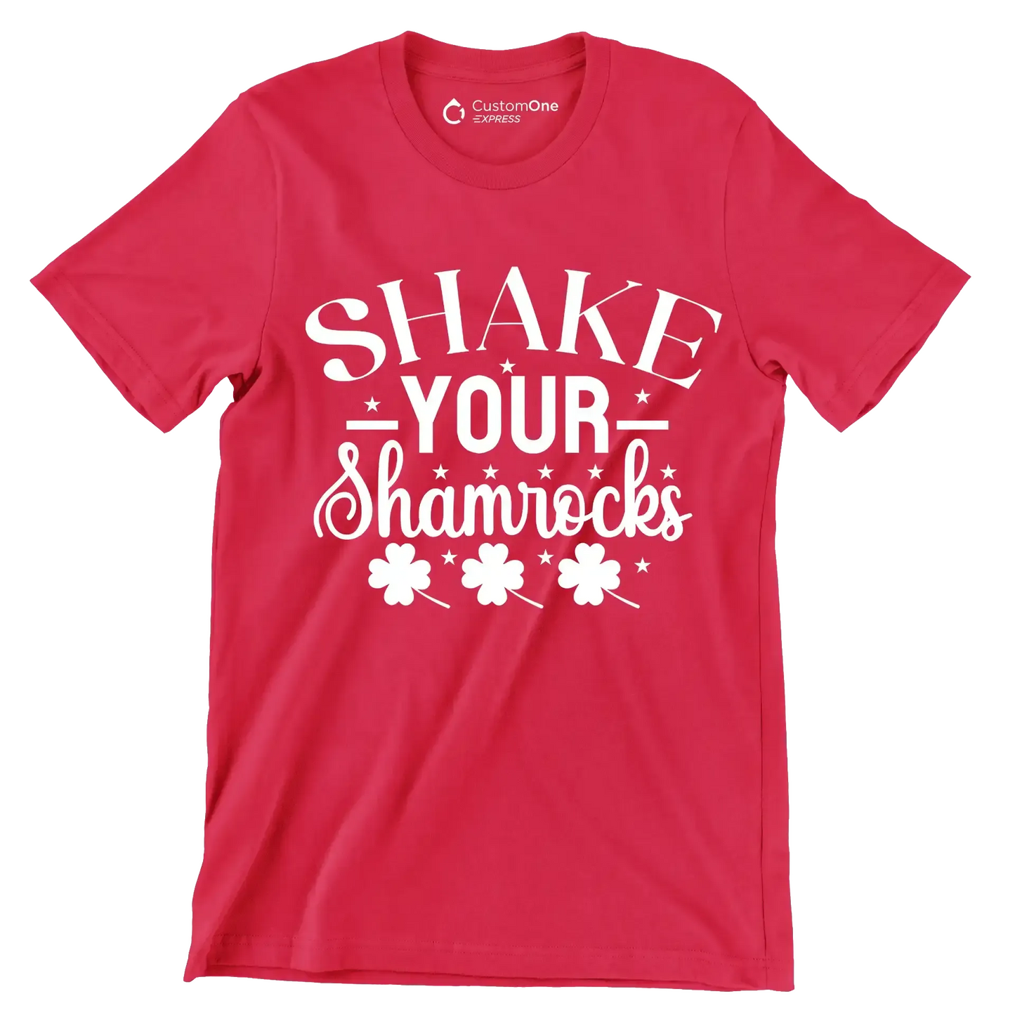 Shake Your Shamrocks - St. Patrick's Day T-Shirt-Red-S-Custom One Express