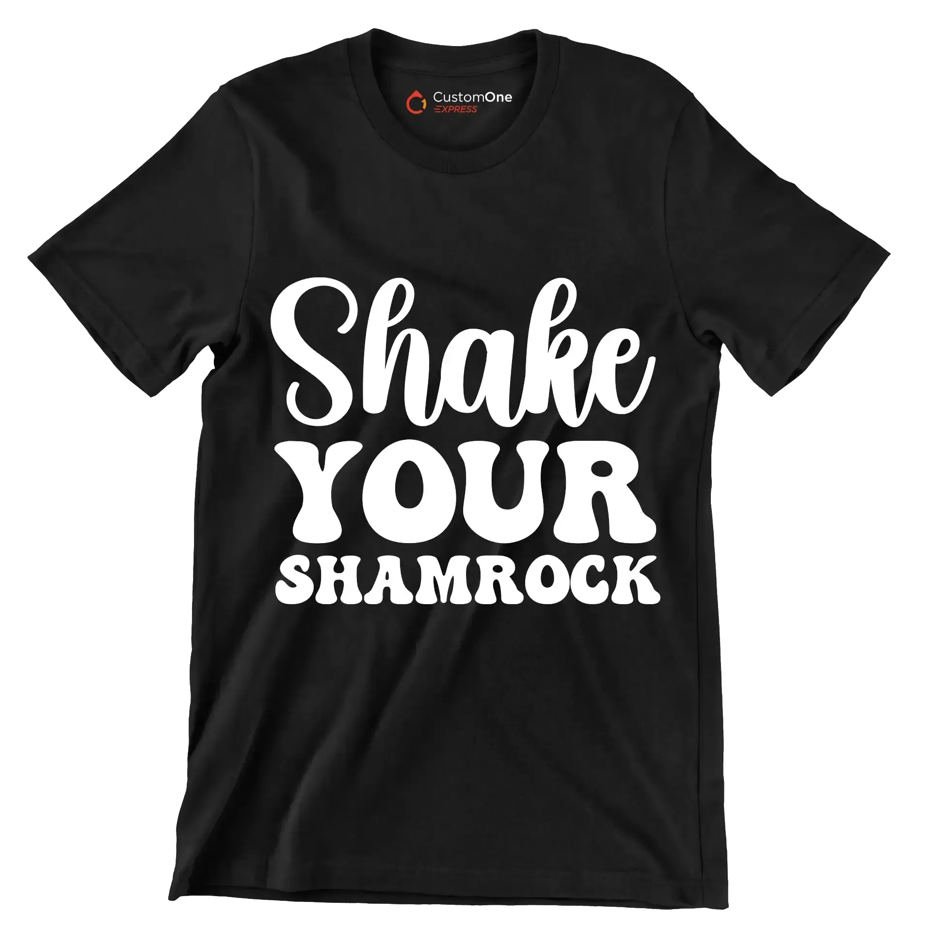 Shake your shamrock - St. Patrick's Day T-Shirt-Black-S-Custom One Express