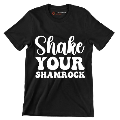Shake your shamrock - St. Patrick's Day T-Shirt-Black-S-Custom One Express