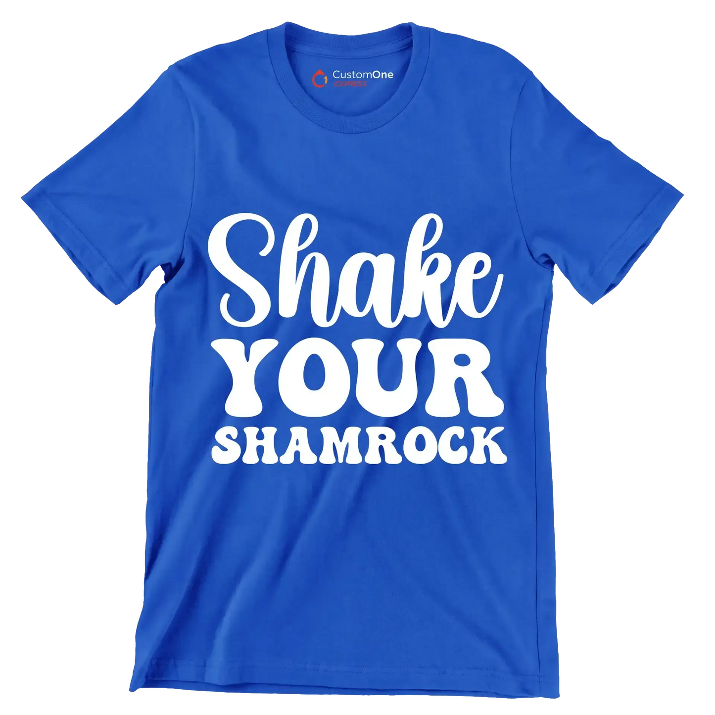 Shake your shamrock - St. Patrick's Day T-Shirt-Blue-S-Custom One Express