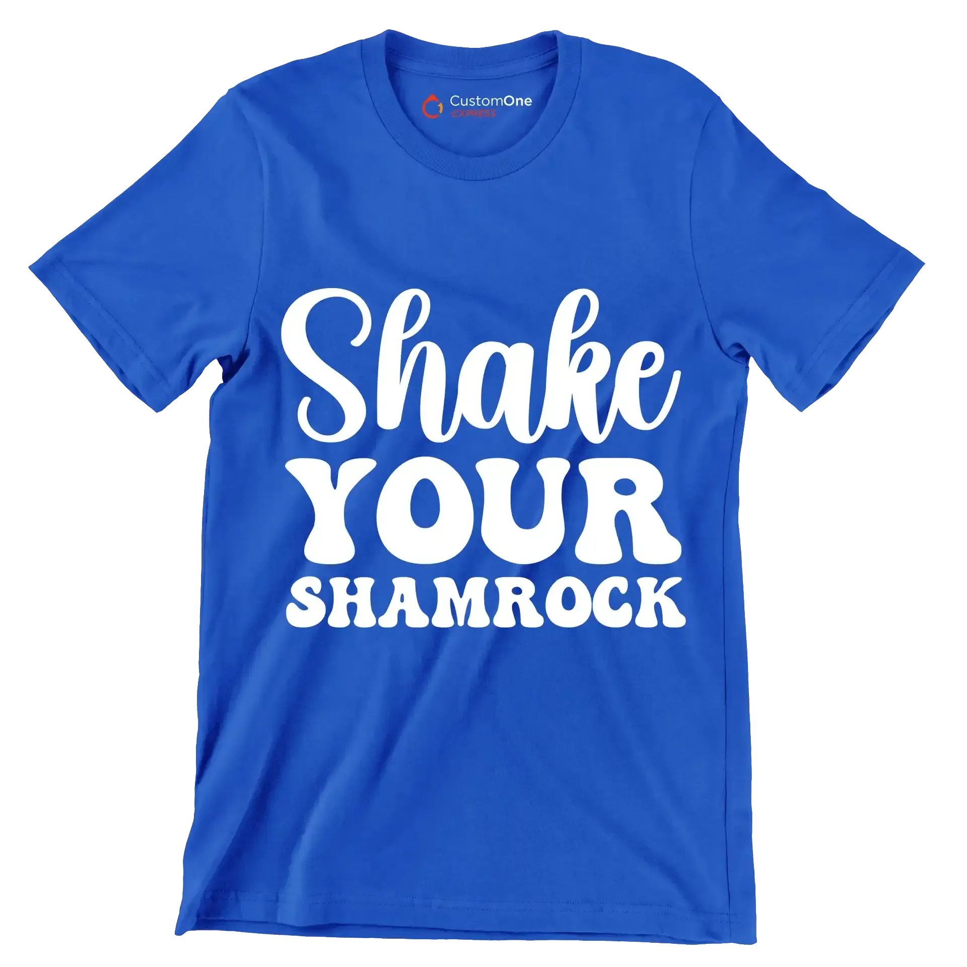 Shake your shamrock - St. Patrick's Day T-Shirt-Blue-S-Custom One Express