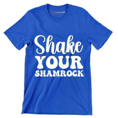 Shake your shamrock - St. Patrick's Day T-Shirt-Blue-S-Custom One Express