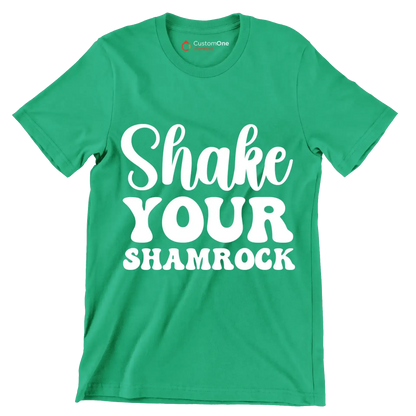 Shake your shamrock - St. Patrick's Day T-Shirt-Green-S-Custom One Express