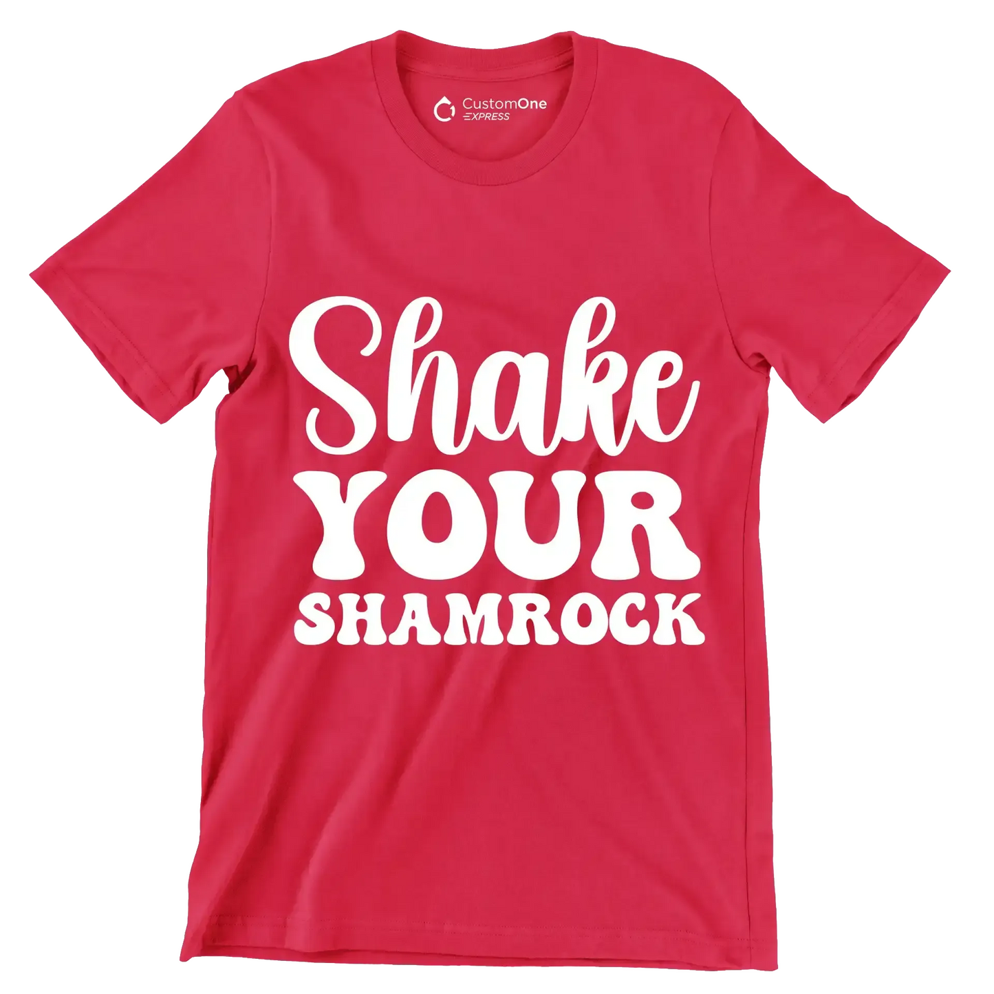 Shake your shamrock - St. Patrick's Day T-Shirt-Red-S-Custom One Express
