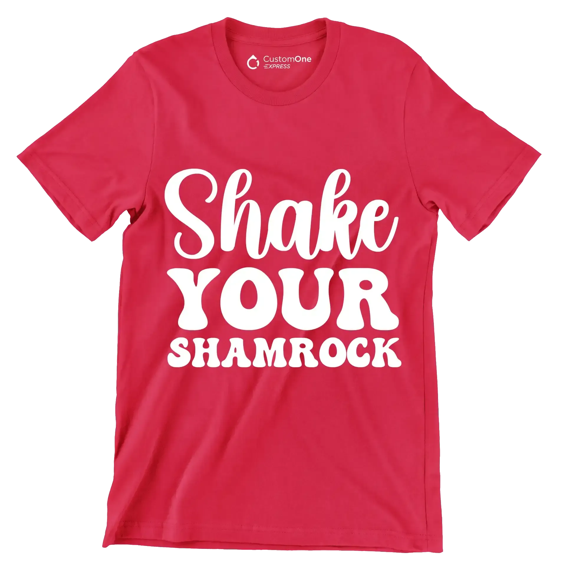 Shake your shamrock - St. Patrick's Day T-Shirt-Red-S-Custom One Express
