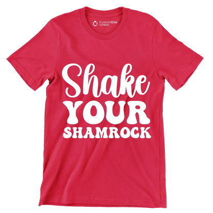 Shake your shamrock - St. Patrick's Day T-Shirt-Red-S-Custom One Express