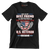 She Is My Best Friend My Shoulder To Lean On The One I Can Count On The Love Of My Life My Everything She Is A U.S. Veteran And I Am Proud To Be Her Husband - Veterans Themed T-Shirt-Black-S-Custom One Express