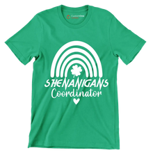 Shenanigans Coordinator - St. Patrick's Day T-Shirt-Green-S-Custom One Express