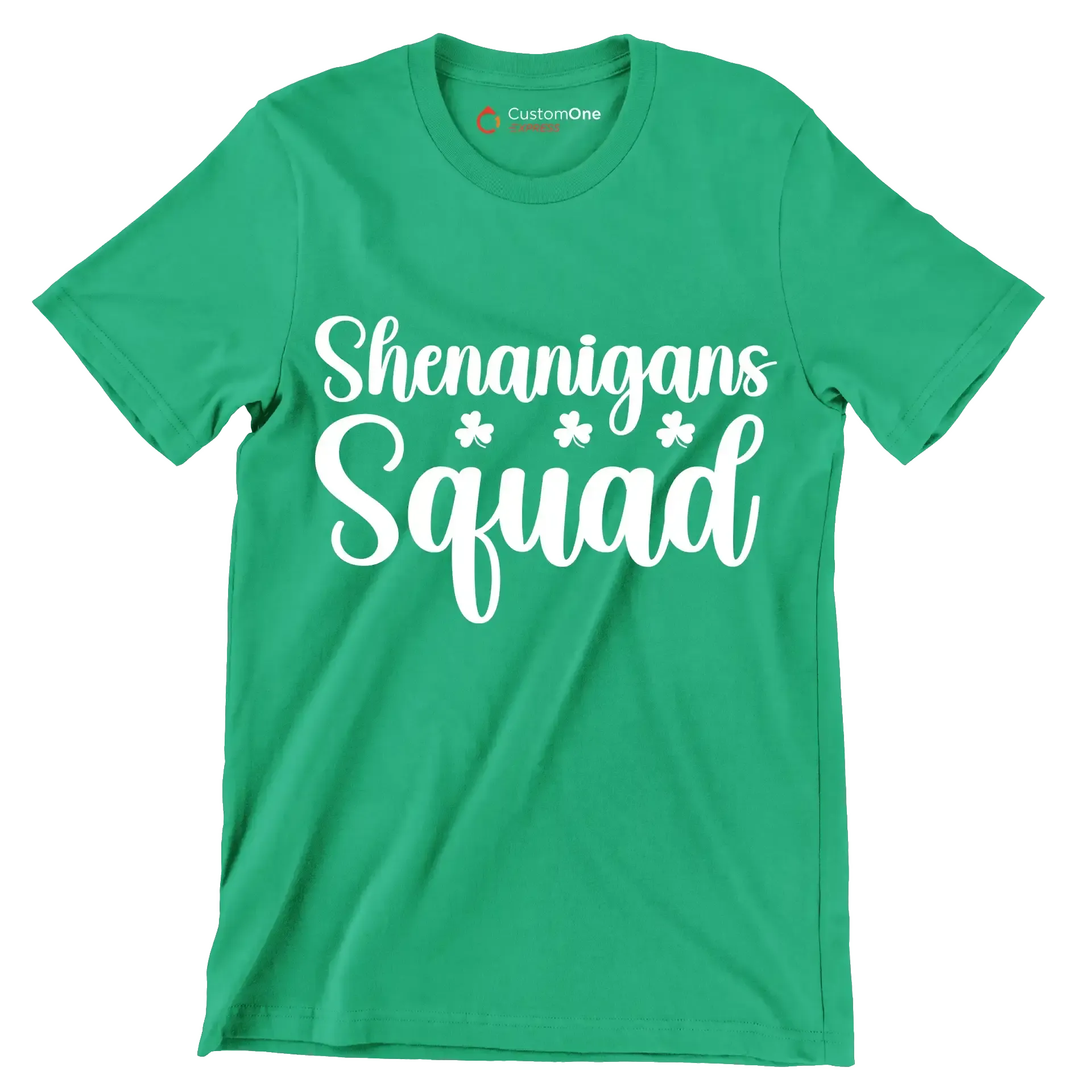 Shenanigans squad - St. Patrick's Day T-Shirt-Green-S-Custom One Express