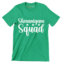 Shenanigans squad - St. Patrick's Day T-Shirt-Green-S-Custom One Express