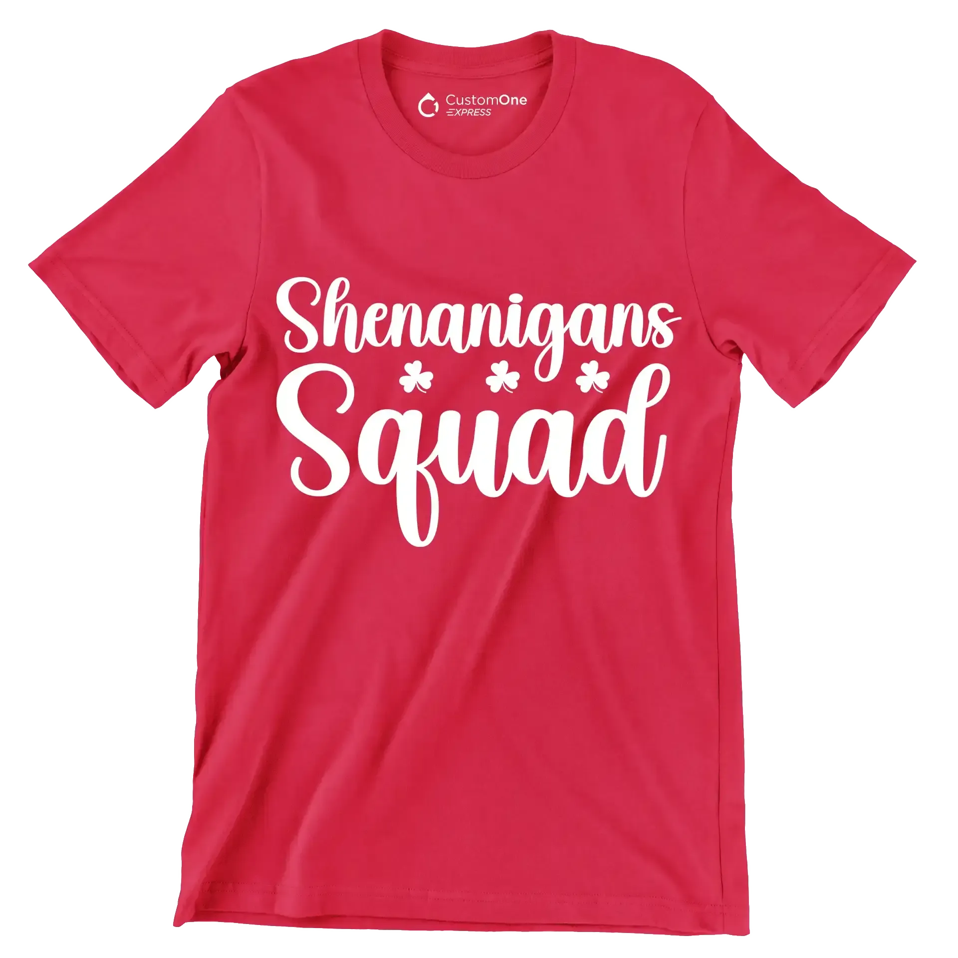 Shenanigans squad - St. Patrick's Day T-Shirt-Red-S-Custom One Express