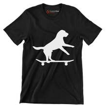 Skater Pup Vibes - Dog Themed T-Shirt-Black-S-Custom One Express