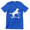 Skater Pup Vibes - Dog Themed T-Shirt-Blue-S-Custom One Express