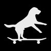 Skater Pup Vibes - Dog Themed T-Shirt-Black-S-Custom One Express