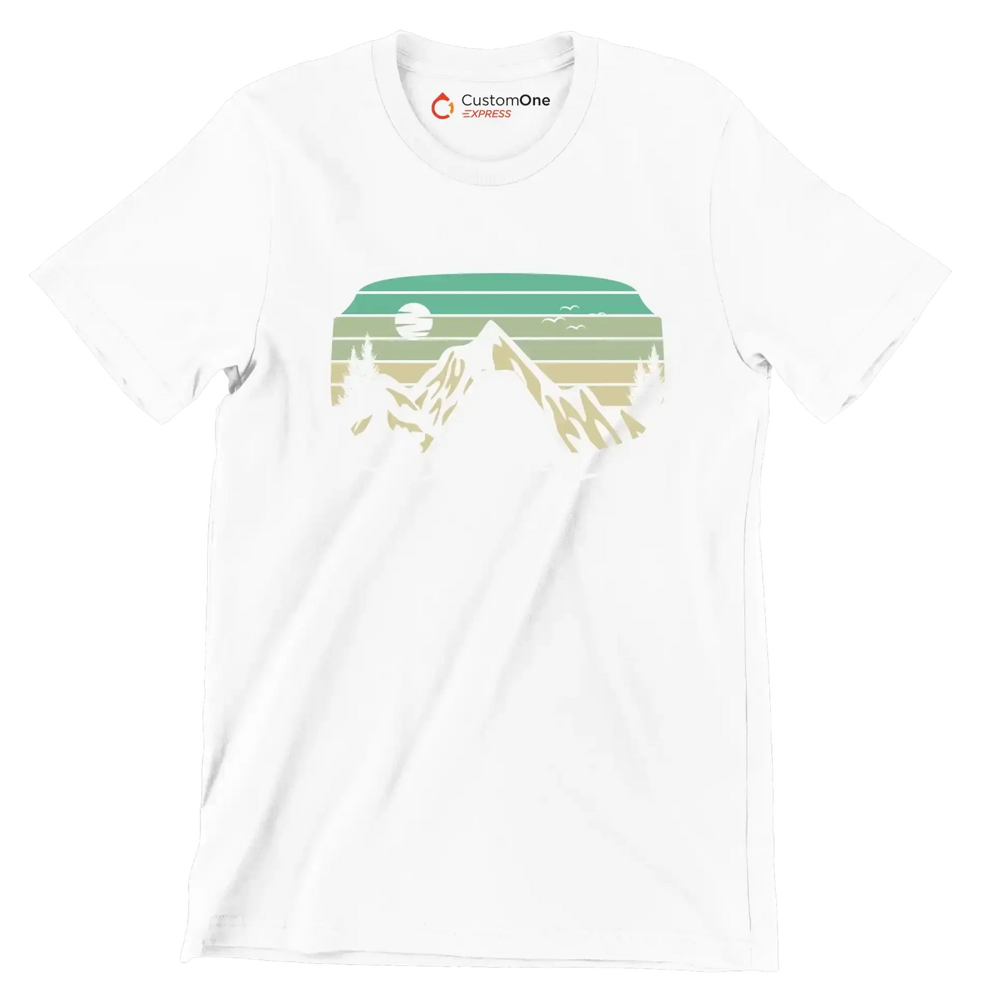 Ski Goggles Mountain T-Shirt – Adventure in Every View - Hiking Themed T-Shirt-White-S-Custom One Express