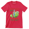 Some Grandmas Knit Real Grandmas Play Golf - Golf Themed T-Shirt-Red-S-Custom One Express