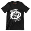 Sorry I wasn't listening - Sarcasm Themed T-Shirt-Black-S-Custom One Express
