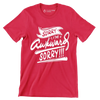 Sorry I'm awkward sorry - Sarcasm Themed T-Shirt-Red-S-Custom One Express