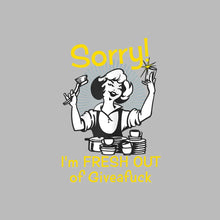 Sorry! I'm fresh out of giveafuck - Retro Themed T-Shirt-Black-S-Custom One Express