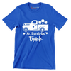 St. Patricks Truck - St. Patrick's Day T-Shirt-Blue-S-Custom One Express