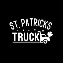 St. Patricks Truck - St. Patrick's Day T-Shirt-Black-S-Custom One Express