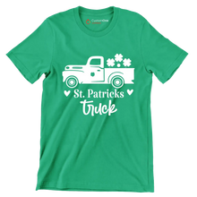 St. Patricks Truck - St. Patrick's Day T-Shirt-Green-S-Custom One Express