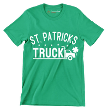 St. Patricks Truck - St. Patrick's Day T-Shirt-Green-S-Custom One Express
