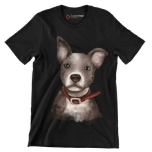 Staffordshire_Bull_Terrier - Dog Themed T-Shirt-Black-S-Custom One Express