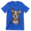 Staffordshire_Bull_Terrier - Dog Themed T-Shirt-Blue-S-Custom One Express